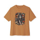 Halloween Horror Unisex Oversized Boxy Tee - Toast, XL image