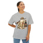 Hunting Season Spooky Camo Mallards Unisex Oversized Boxy Tee image 27
