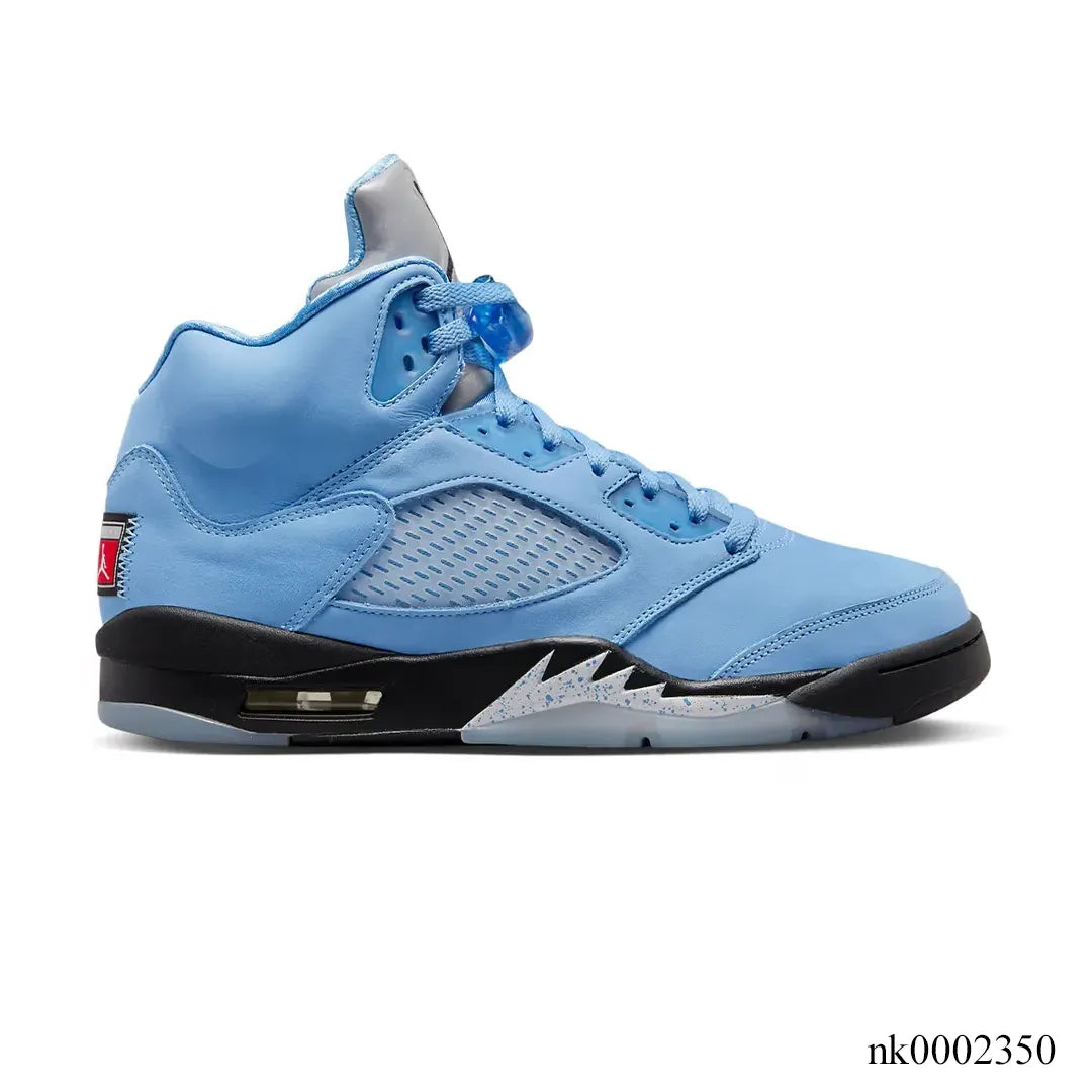AJ 5 UNC University Blue Shoes Sneakers - nk0002350 image