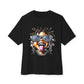 Diamond Drip Unisex Oversized Boxy Tee - Black, XS image