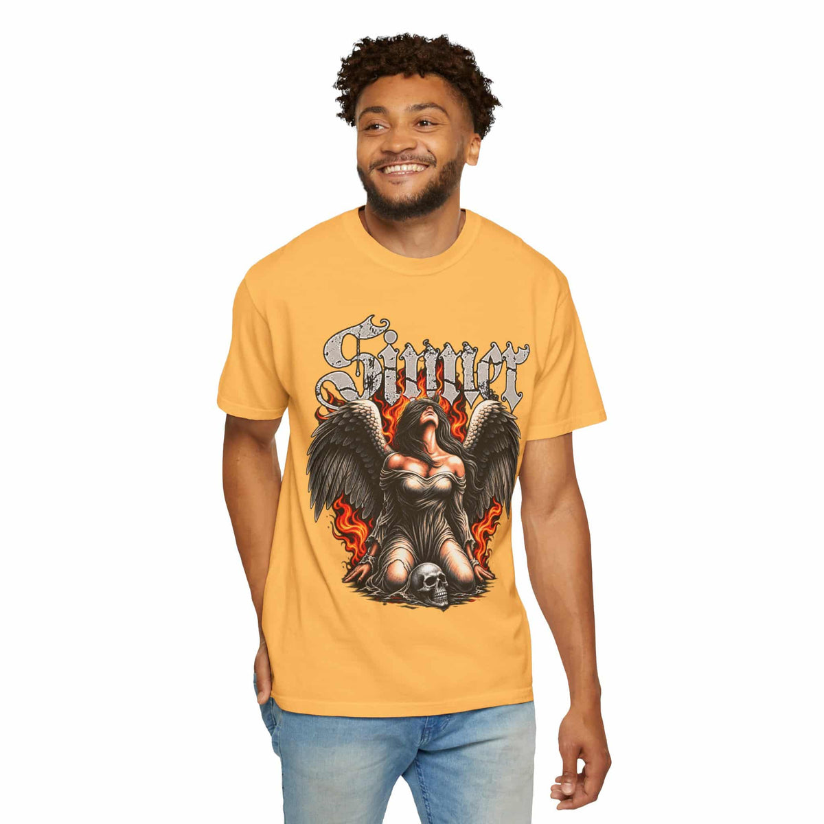 Sinner’s Flame Unisex Garment-Dyed T-shirt image 33