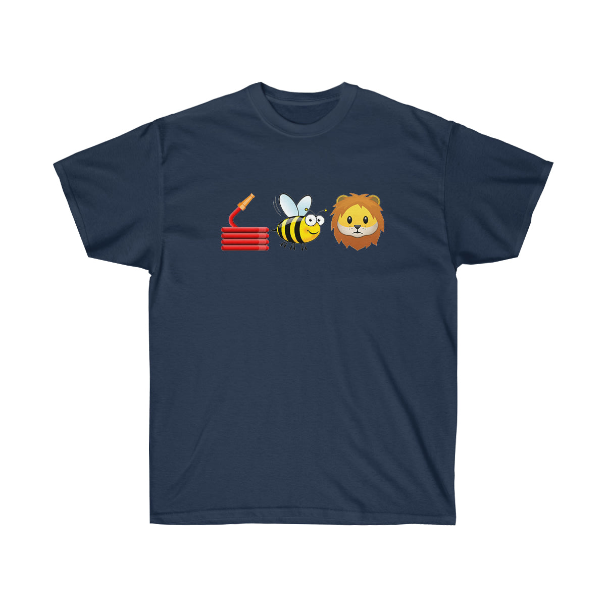 Hose bee lion Men T-Shirt - Navy, 2XL image