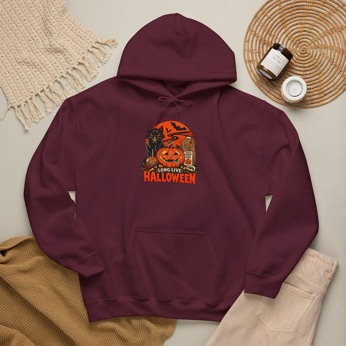 Midnight Cat Hooded Sweatshirt image 21