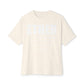 Ether Unisex Oversized Boxy Tee - Natural, 2XL image