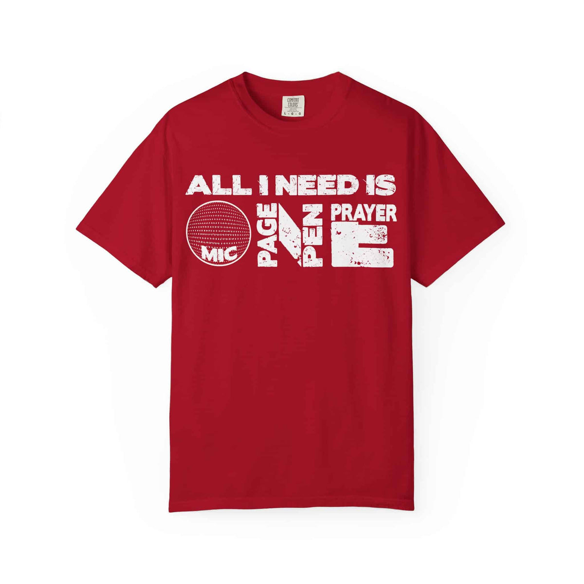 ALL_I_NEED_IS Unisex Garment-Dyed T-shirt image 12