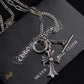 CH Cross Pendant Necklace - CH0040 image 4