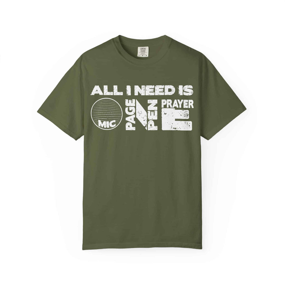 ALL_I_NEED_IS Unisex Garment-Dyed T-shirt image 16