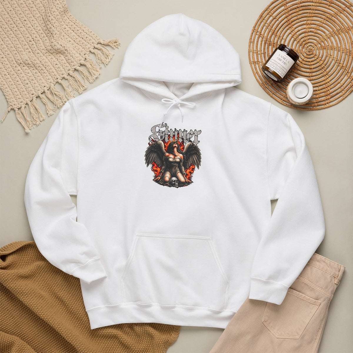 Sinner’s Flame Hooded Sweatshirt image 13