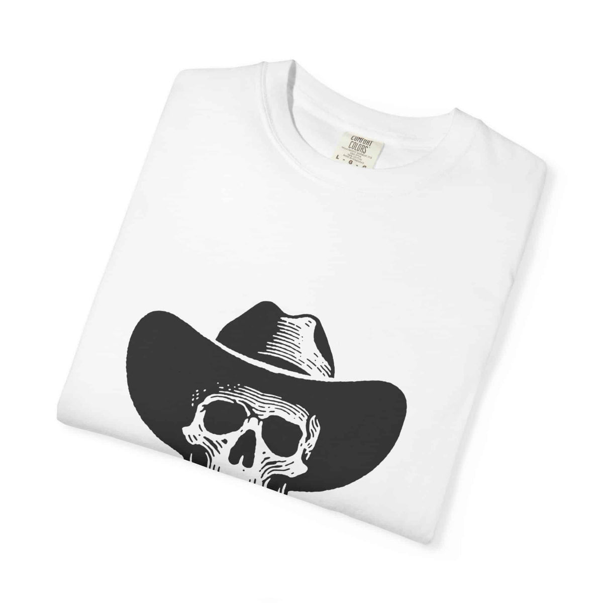 Outlaw Skull Unisex Garment-Dyed T-shirt image 2