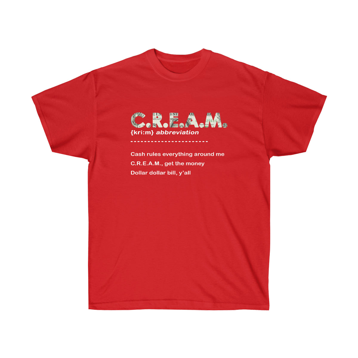 CREAM Definition Men T-Shirt - Red, XL image