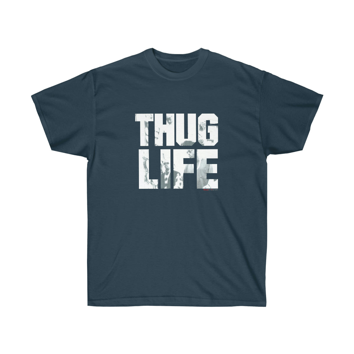 2Pac Thug Life Air Black Men T-Shirt - Blue Dusk, S image