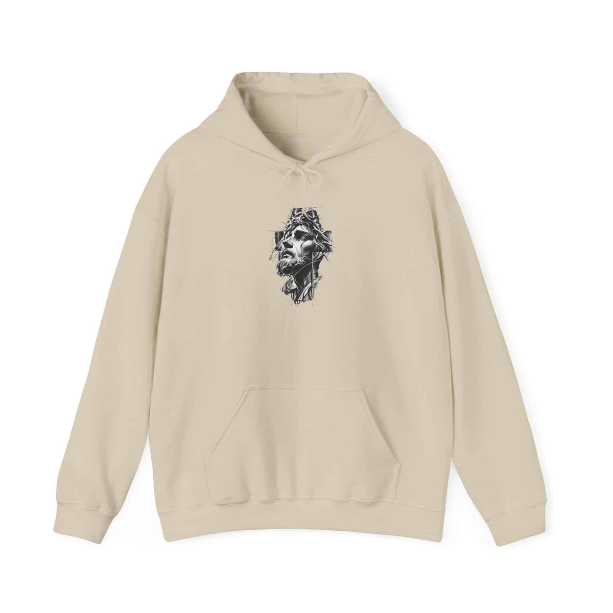 Crown of Faith 2 Hooded Sweatshirt - 2XL, Sand image