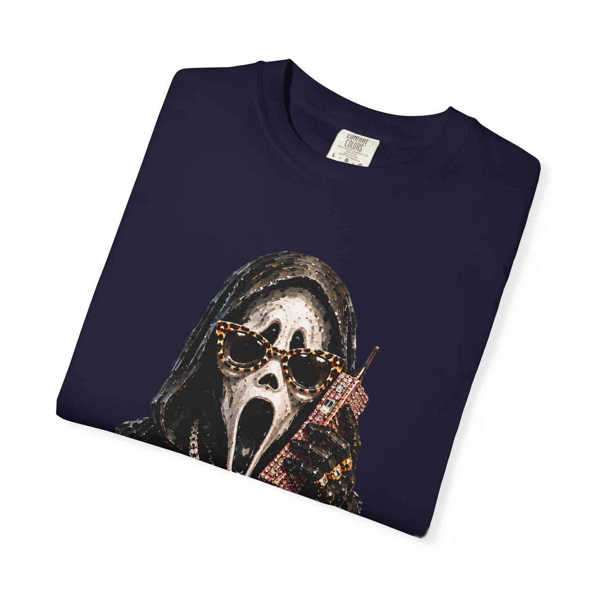Halloween Ghostface Unisex Garment-Dyed T-shirt image 79