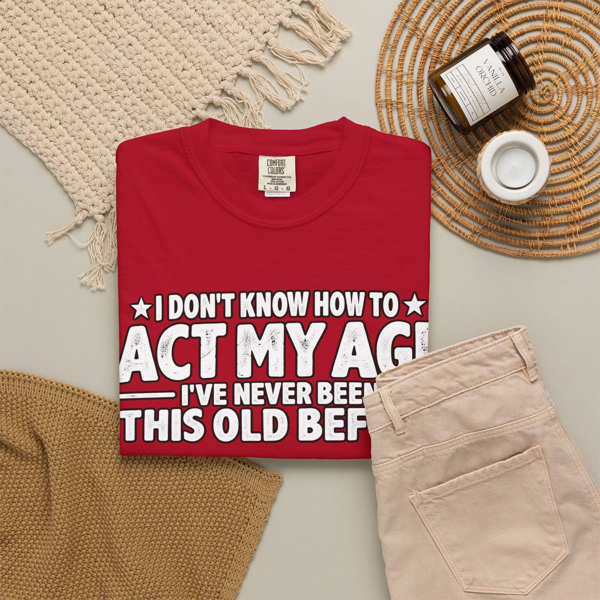 Graphic Print Unisex Garment-Dyed T-shirt – POD0034 image 35
