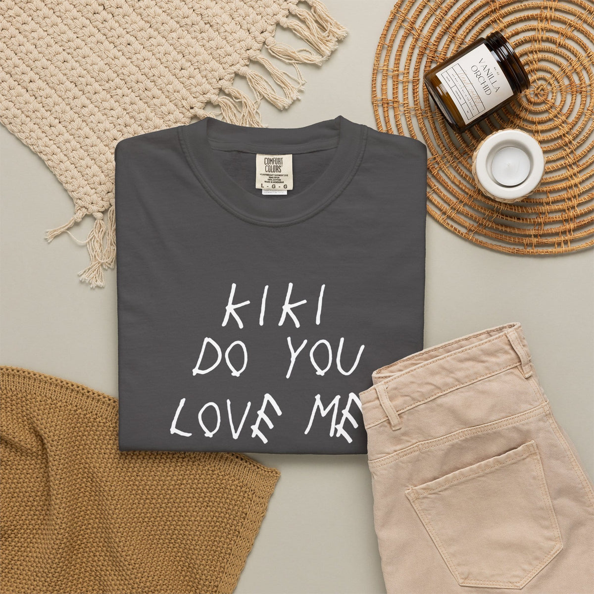 Kiki Loves Me Unisex Garment-Dyed T-shirt image 11