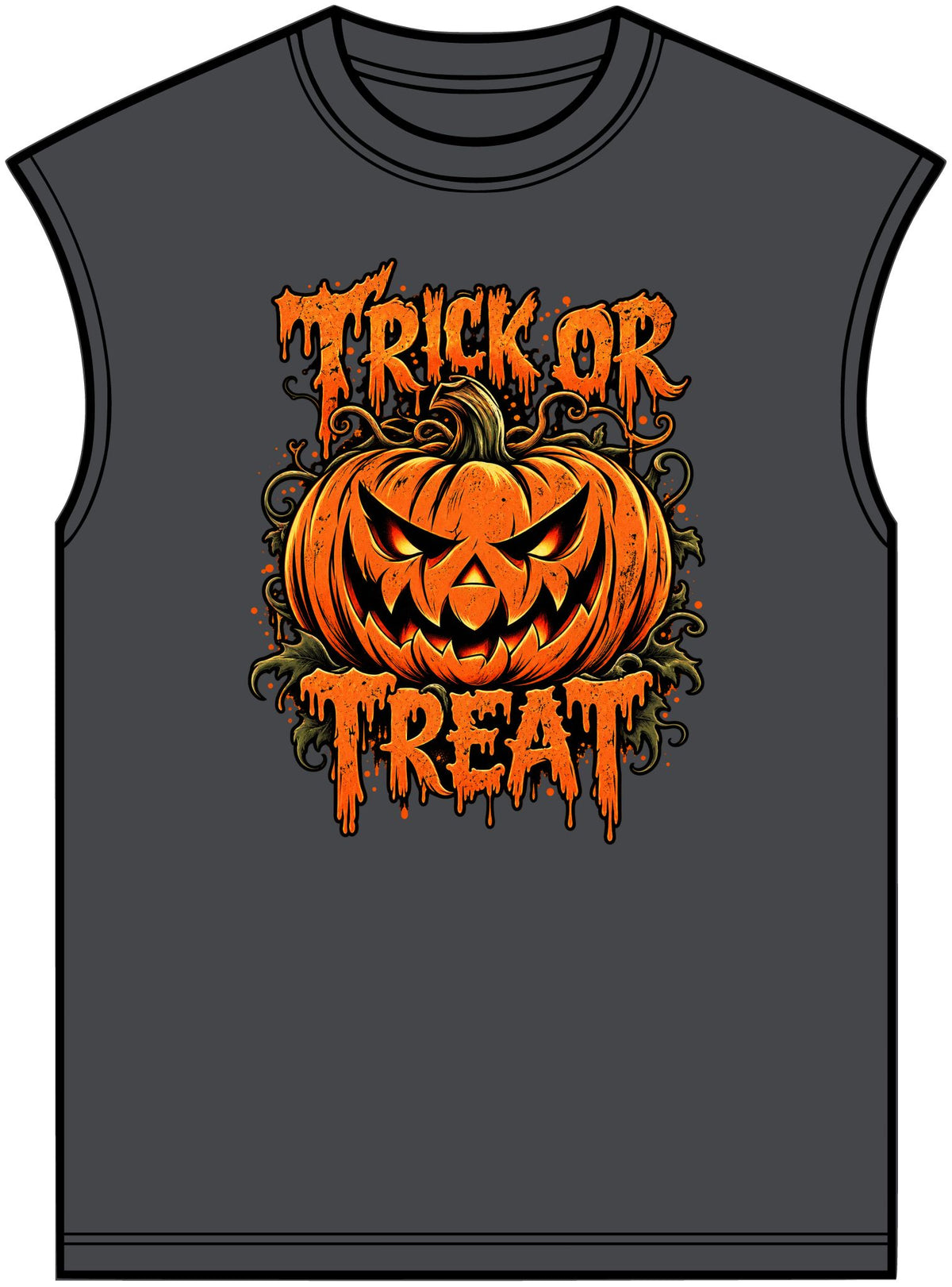 Trick or Treat Unisex Garment-Dyed Muscle Tee image 16
