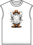 Howdy Ghost Unisex Garment-Dyed Muscle Tee image 0