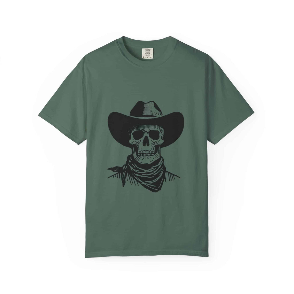 Outlaw Skull Unisex Garment-Dyed T-shirt image 98