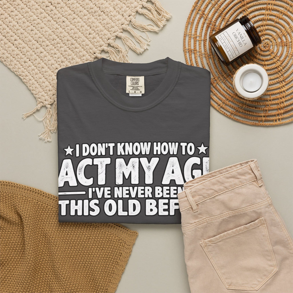 Graphic Print Unisex Garment-Dyed T-shirt – POD0034 image 55