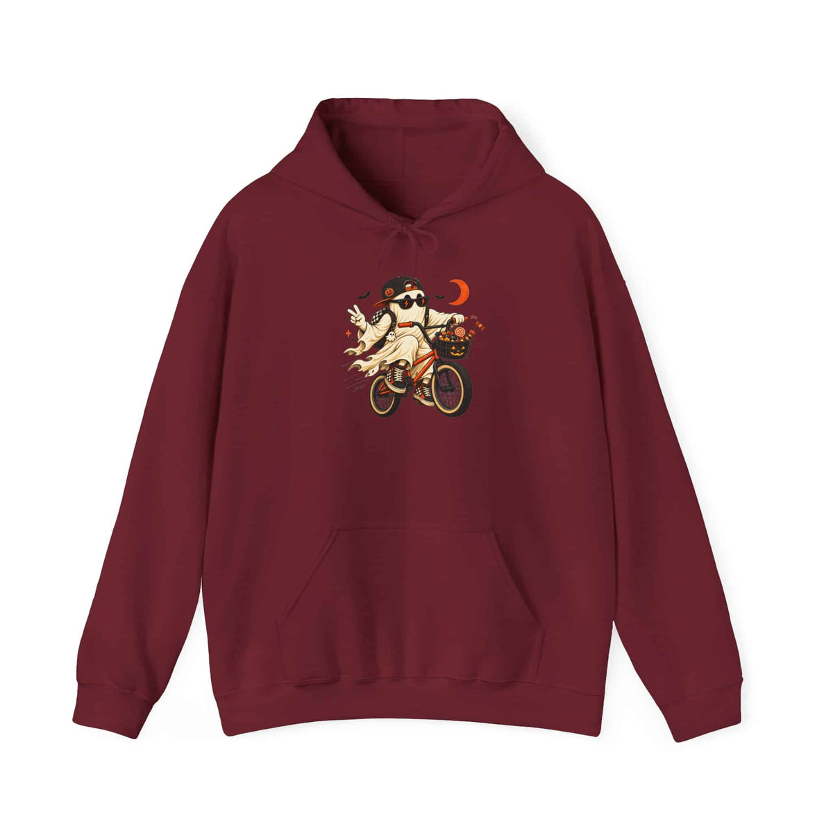 Ghost Rider BMX Hooded Sweatshirt - 5XL, Garnet image