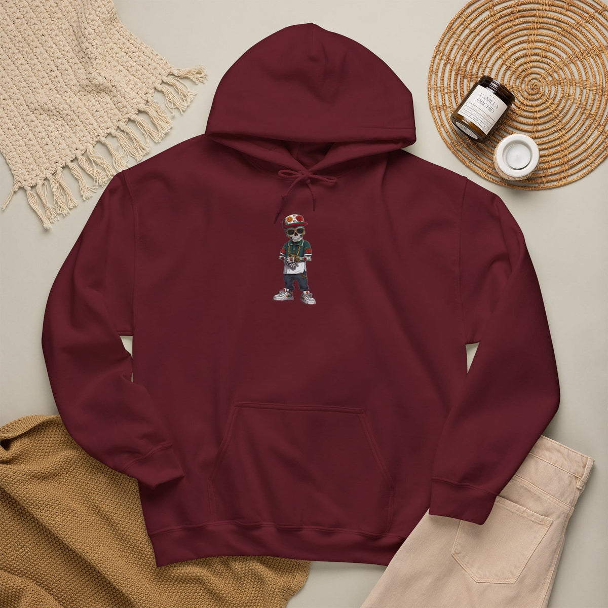 Skull Luxury Hooded Sweatshirt image 80