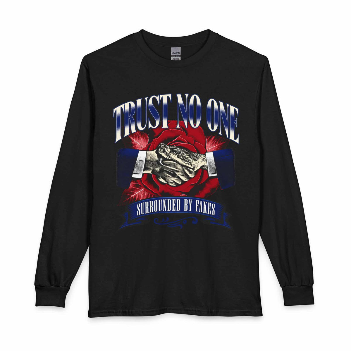 Graphic Print Long Sleeve T-Shirt - POD0037 image