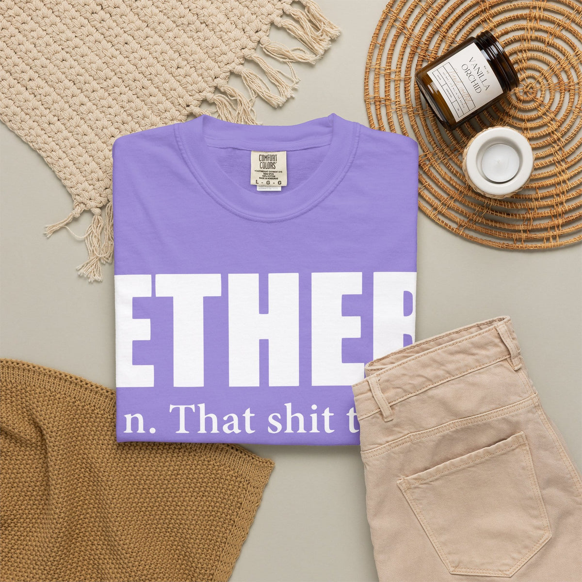 Ether Unisex Garment-Dyed T-shirt image 27