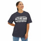 Graphic Print Unisex Oversized Boxy Tee - POD0034 image 19