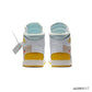 OW x AJ 1 High OG Canary Shoes Sneakers - nk0004117 image 3
