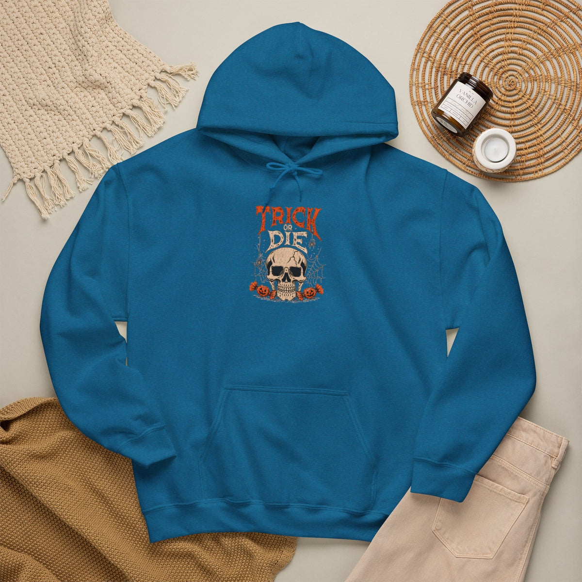 TRICK OR DIE Hooded Sweatshirt image 16