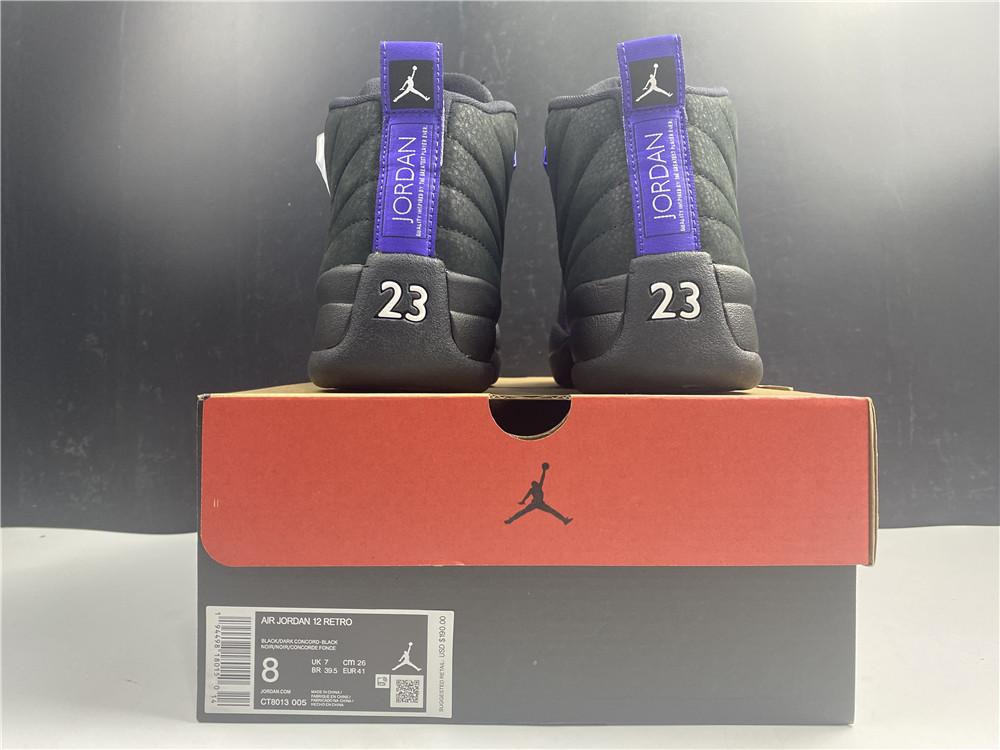 AJ 12 Retro Black Dark Concord Shoes Sneakers - nk0001428-1 image 5