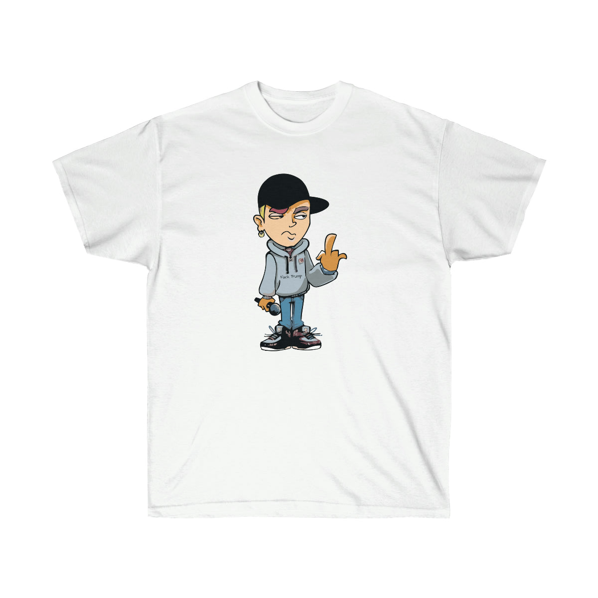 FK You Men T-Shirt - White, 3XL image