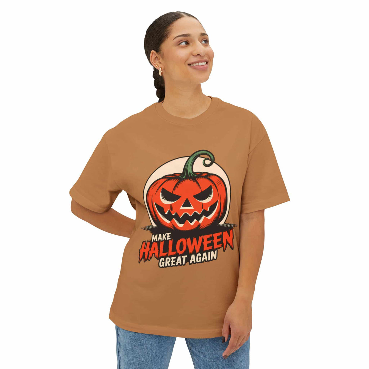 Make Halloween Great Again Unisex Oversized Boxy Tee image 28