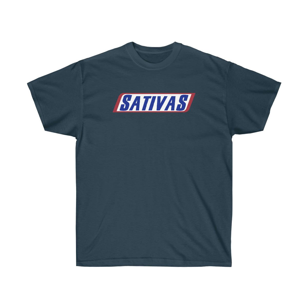 Sativas Color Men T-Shirt - Blue Dusk, 3XL image