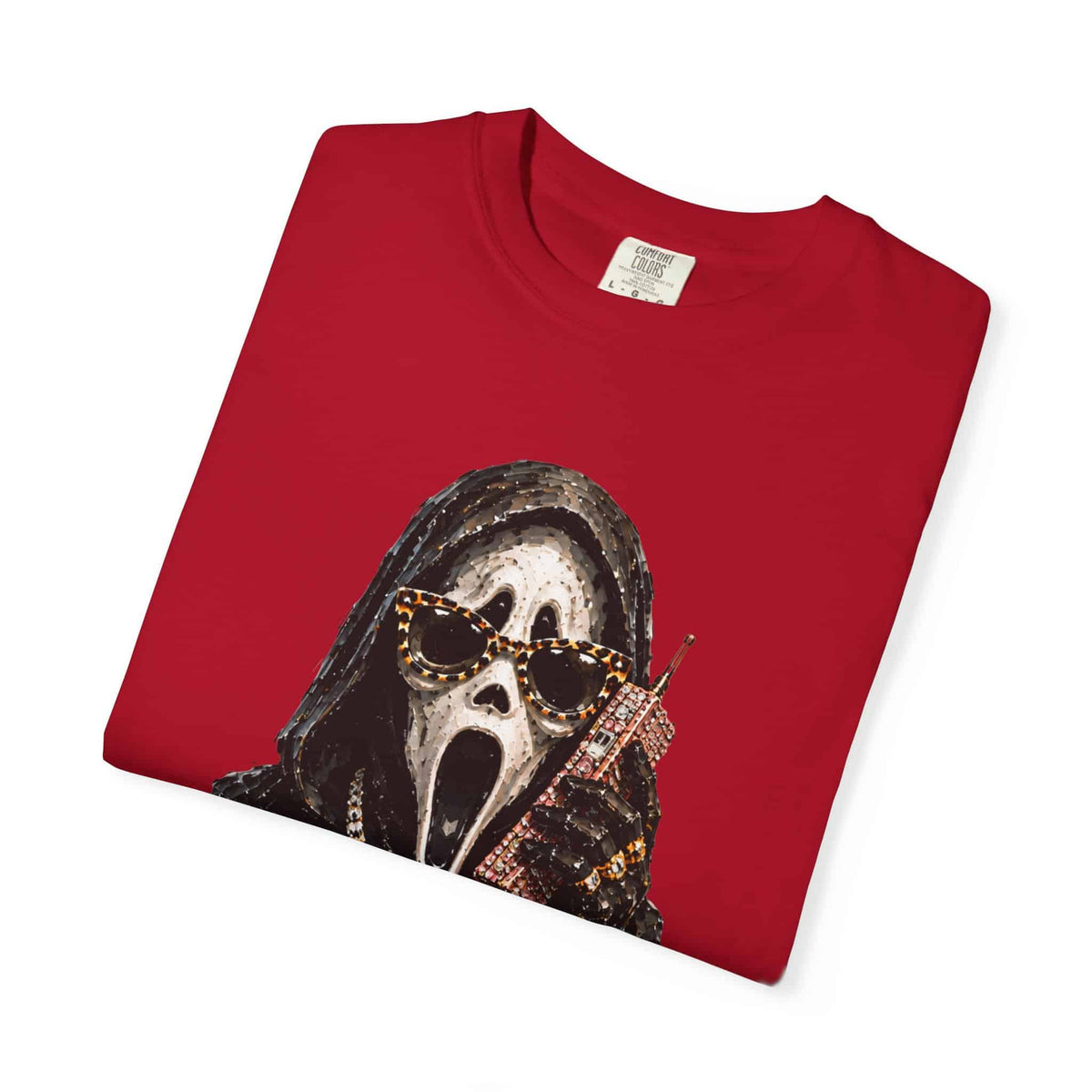 Halloween Ghostface Unisex Garment-Dyed T-shirt image 58