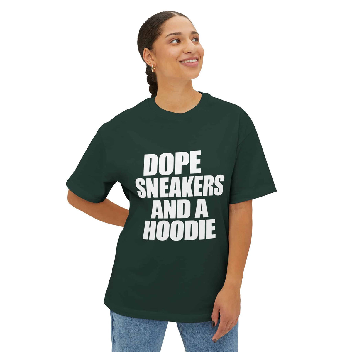 Graphic Print Unisex Oversized Boxy Tee - POD0036 image 23