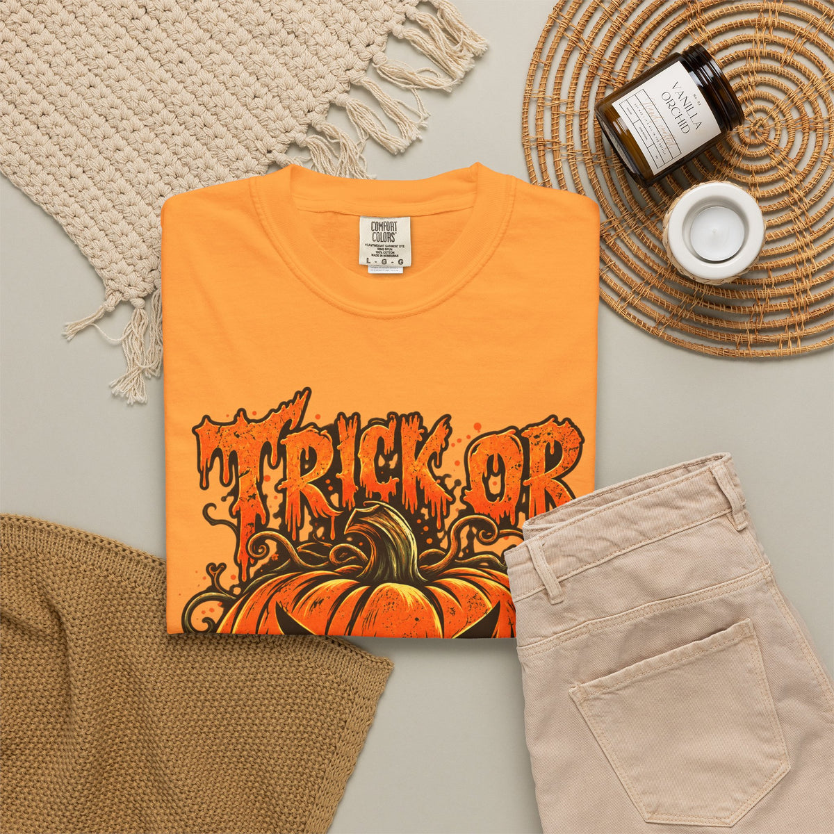 Trick or Treat Unisex Garment-Dyed T-shirt image 50