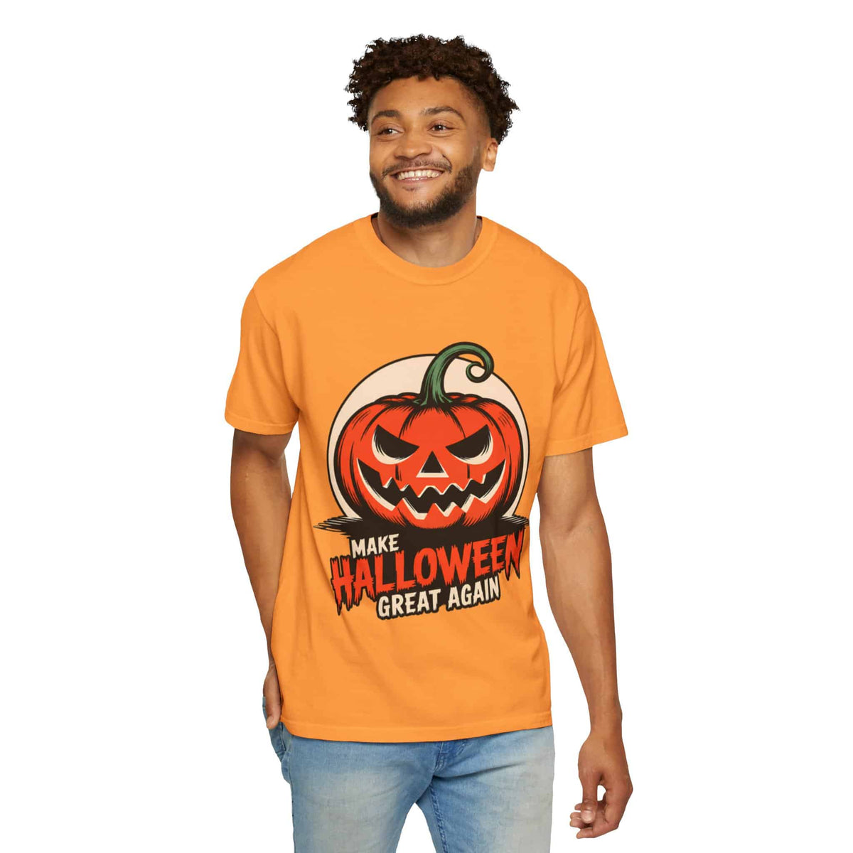 Make Halloween Great Again Unisex Garment-Dyed T-shirt image 72