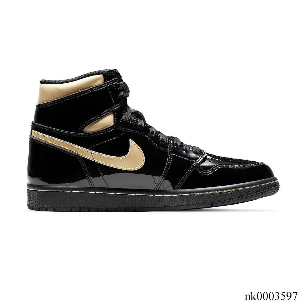 AJ 1 Retro HighBlack Metallic Gold 2020 Shoes Sneakers - nk0003597 image