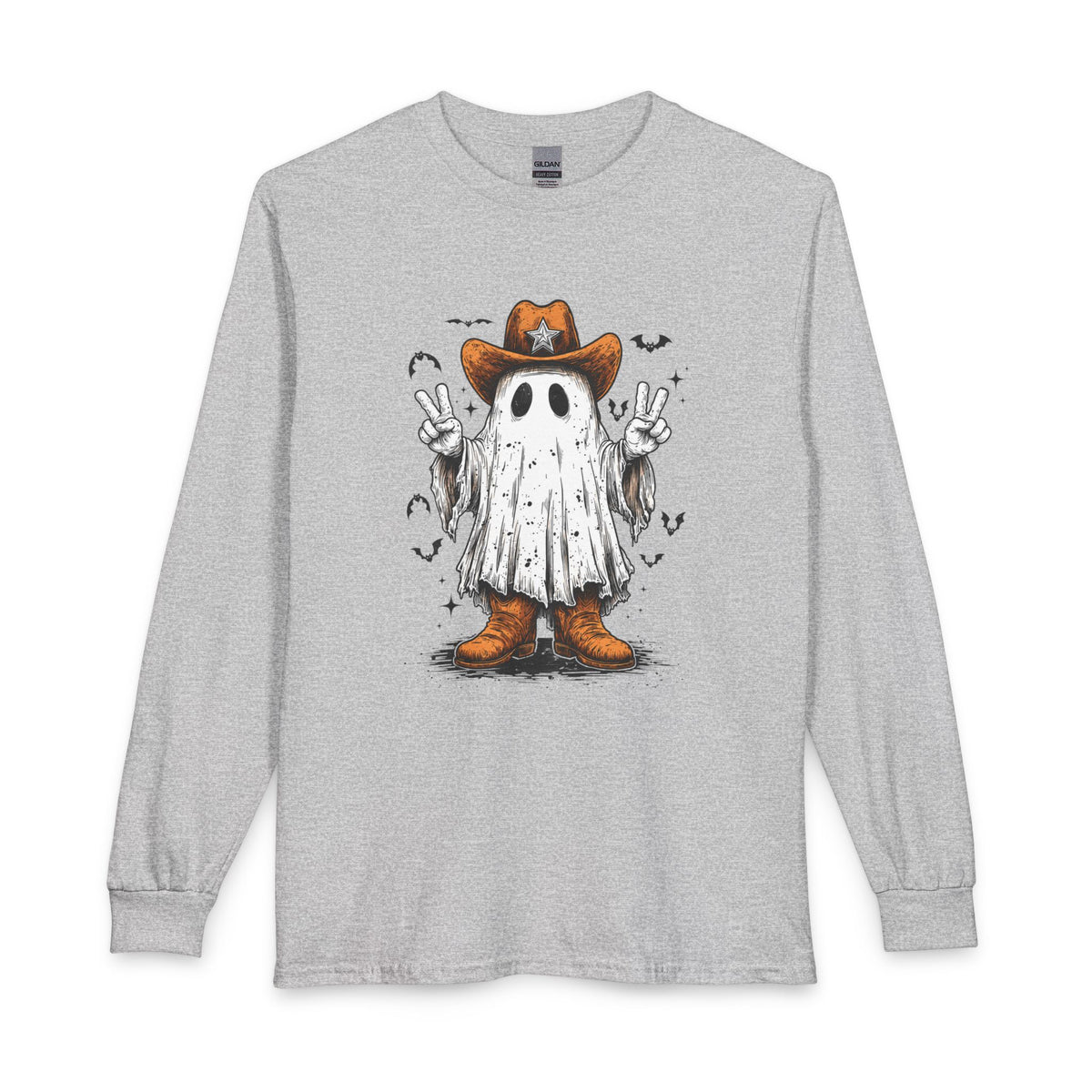 Howdy Ghost Long Sleeve T-Shirt image