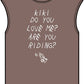 Kiki Loves Me Unisex Garment-Dyed Muscle Tee image