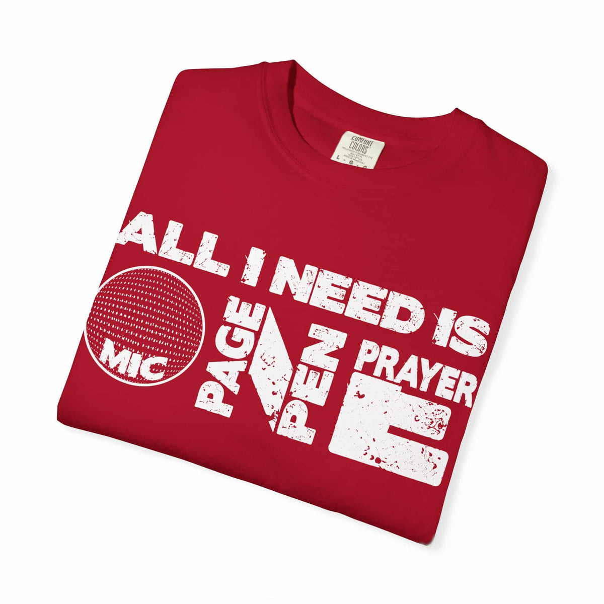 ALL_I_NEED_IS Unisex Garment-Dyed T-shirt image 14