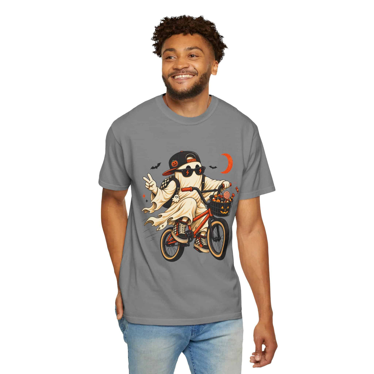 Gangster Mask Unisex Garment-Dyed T-shirt image 68