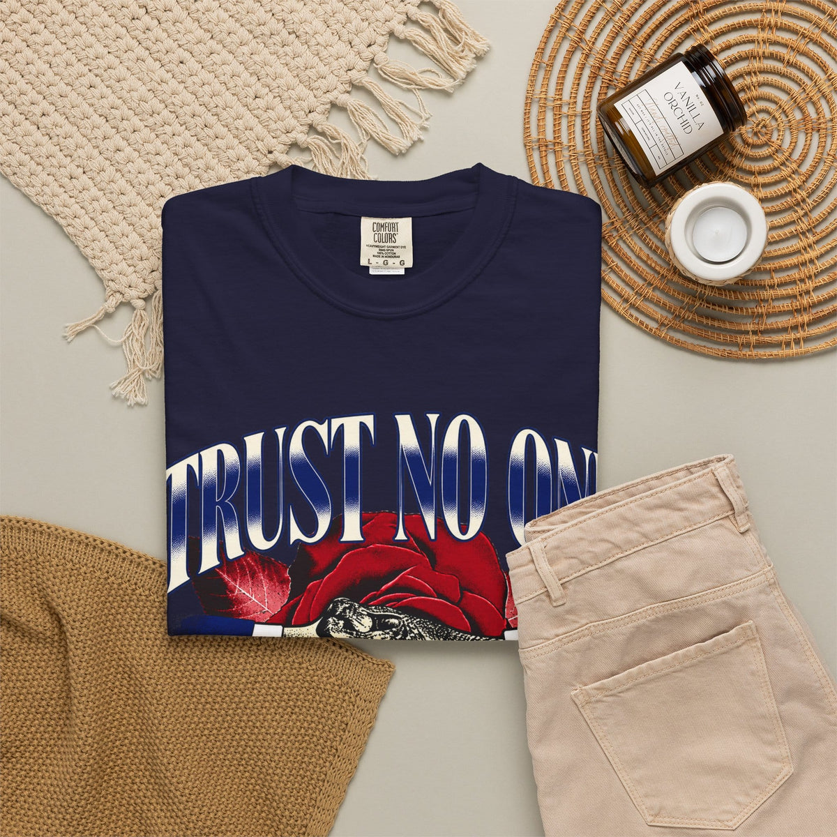 Graphic Print  Unisex Garment-Dyed T-shirt - POD0037 image 51
