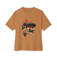 GOATED Skull Unisex Oversized Boxy Tee - Toast, L image