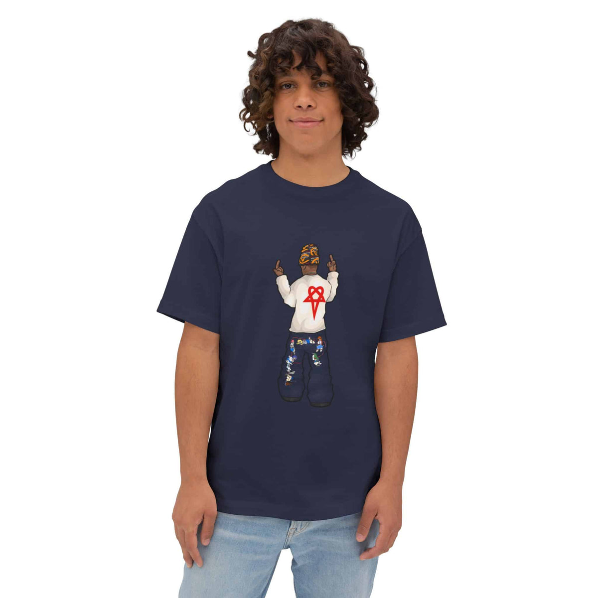 Rebel Attitude Unisex Oversized Boxy Tee image 52