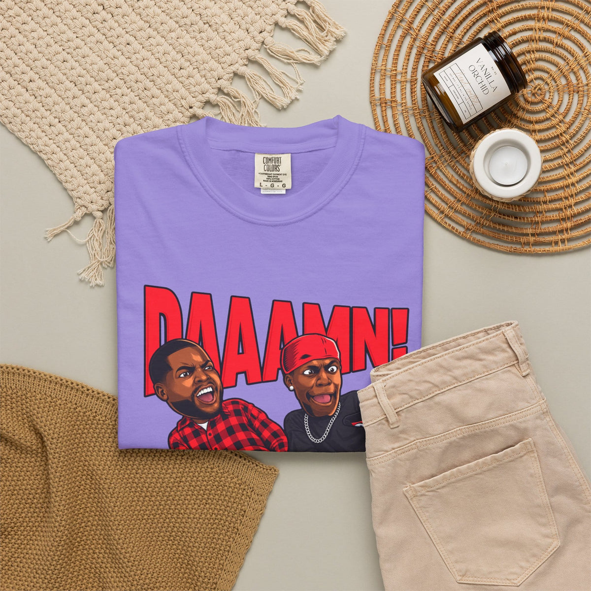 Graphic Print  Unisex Garment-Dyed T-shirt - POD0035 image 31