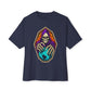 Soul Keeper Unisex Oversized Boxy Tee - Navy, XL image