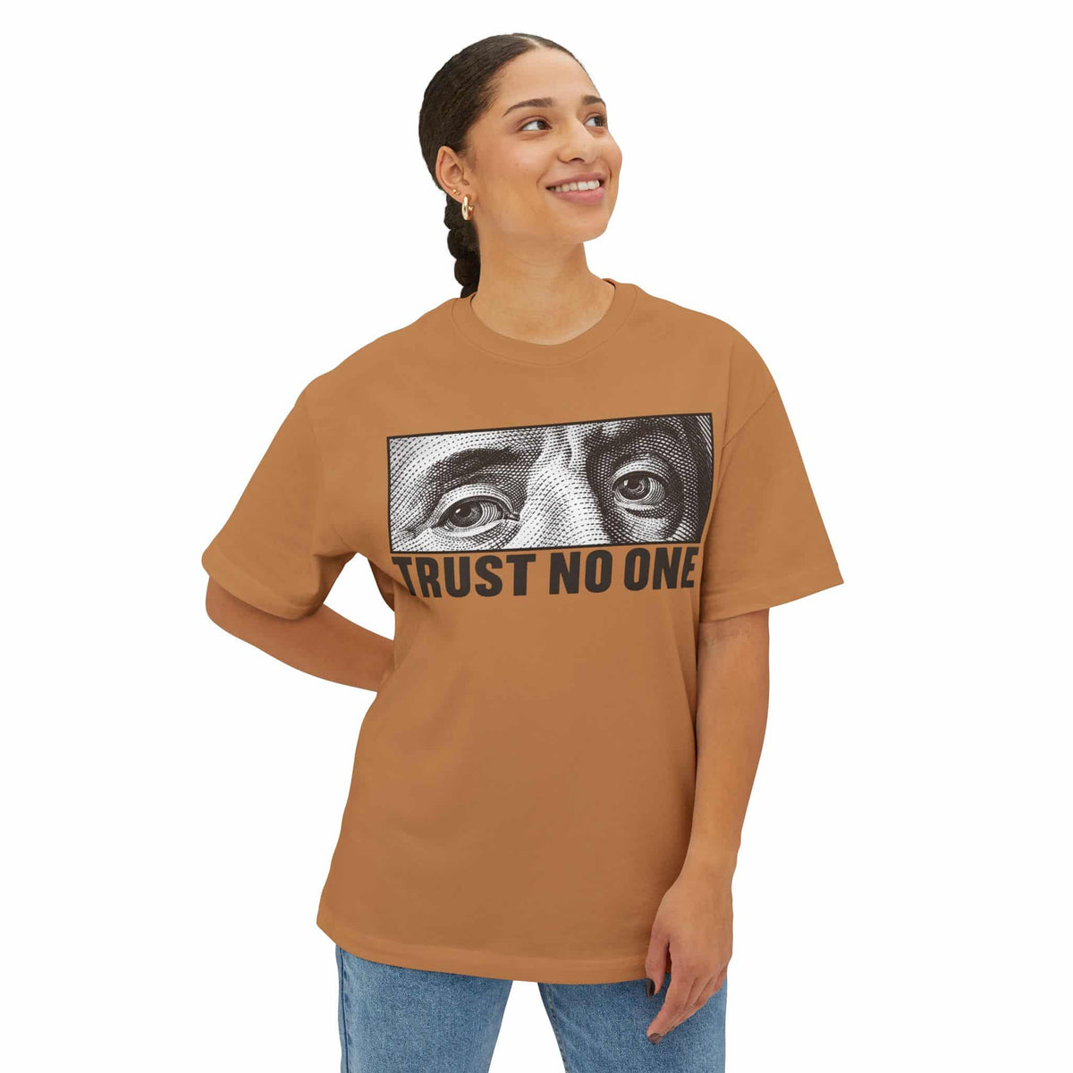 Graphic Print Unisex Oversized Boxy Tee - POD0039 image 11
