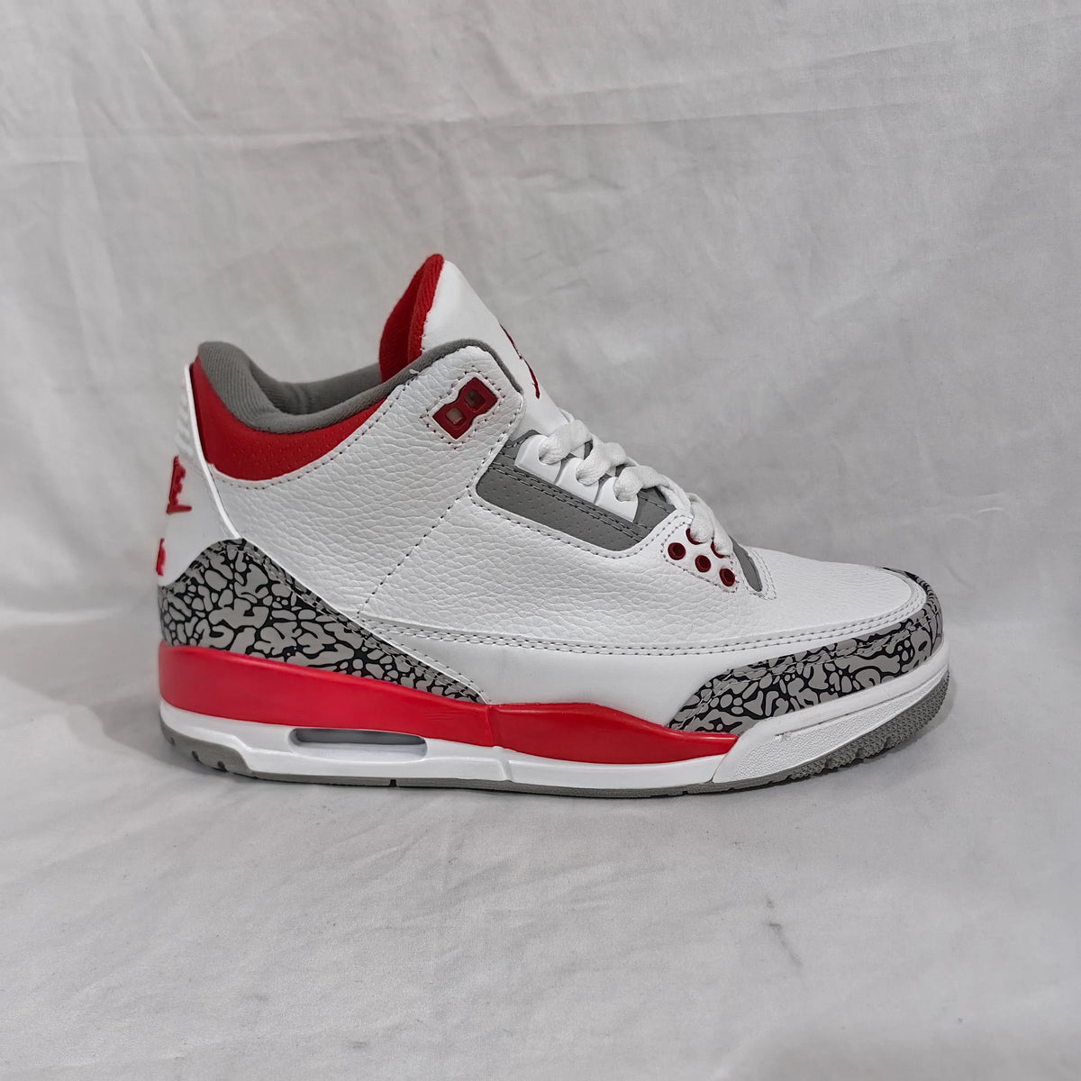 AJ 3 Retro Fire Red Shoes Sneakers - nk0002330 image 13